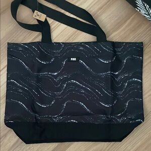 Pink Black and White Tote Bag